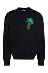 PALM ANGELS PALM ANGELS CREW-NECK WOOL SWEATER