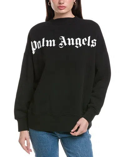 Palm Angels Crewneck Sweater In Black