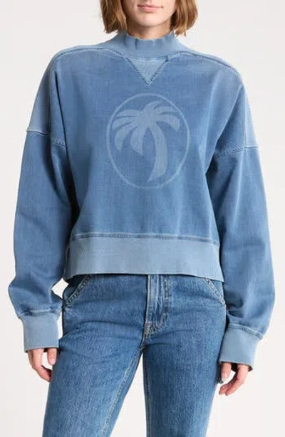 Palm Angels Crewneck Sweater In Multi