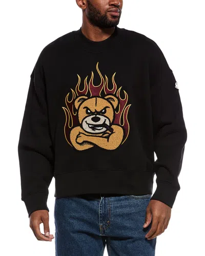 Palm Angels Crewneck Sweatshirt In Black