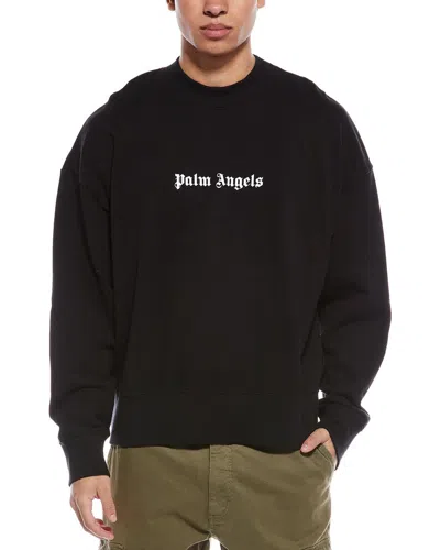 Palm Angels Crewneck Sweatshirt In Black