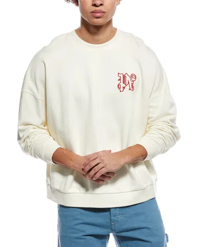 Palm Angels Crewneck Sweatshirt In Neutral
