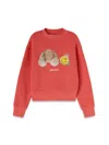 Palm Angels Crewneck Sweatshirt In Red