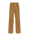 Palm Angels Corduroy Suit Tape Trousers In Brown