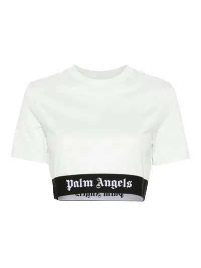 Palm Angels White Cotton T-shirt