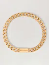 Palm Angels Cuban Link Chain Necklace In Gold