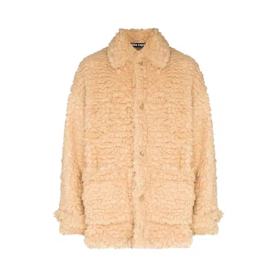 Pre-owned Palm Angels Curly Pea Jacket 'beige' | Tan | Men's Size 46
