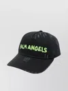 PALM ANGELS CURVED BRIM LOGO BASEBALL CAP