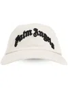 Palm Angels Embroidered Logo Baseball Cap With Curved Peak In White