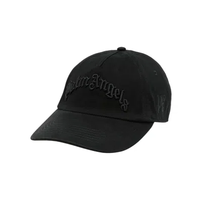 Pre-owned Palm Angels Curved Logo Cap 'black' | Men's Size Onesize