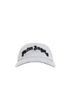 Palm Angels Curved Logo Cap In White