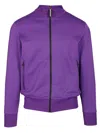 Palm Angels Track Jacket With Curved Logo On Back