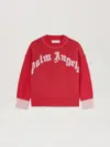 Palm Angels Curved Logo Knit Sweater