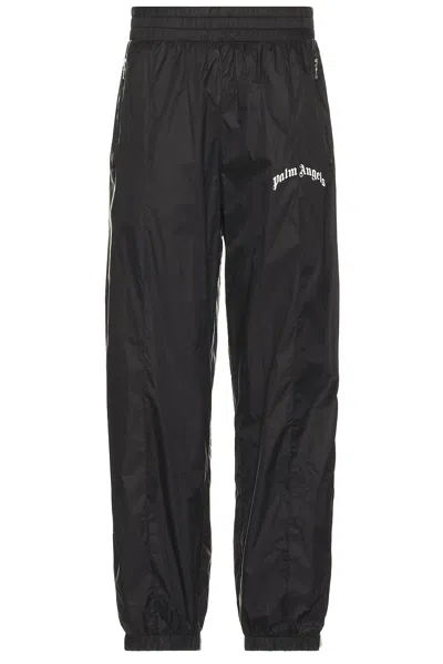 Palm Angels Curved Logo Nylon Track Pants In Black - Gr