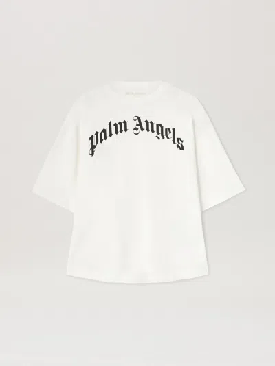 Palm Angels Curved Logo Oversize T-shirt