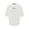 Palm Angels Relaxed-fit White T-shirt With Logo Print In White