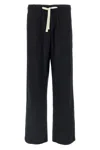 Palm Angels Black Pxp Washed Palm Chino Trousers