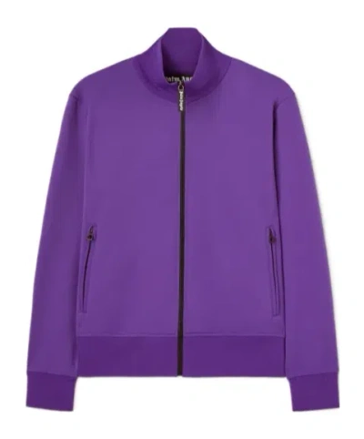 PALM ANGELS PALM ANGELS CURVED LOGO PRINTED TRACK JACKET