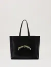 Palm Angels Curved Logo Shopping Bag