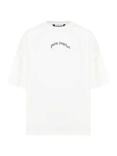 PALM ANGELS CURVED LOGO T-SHIRT