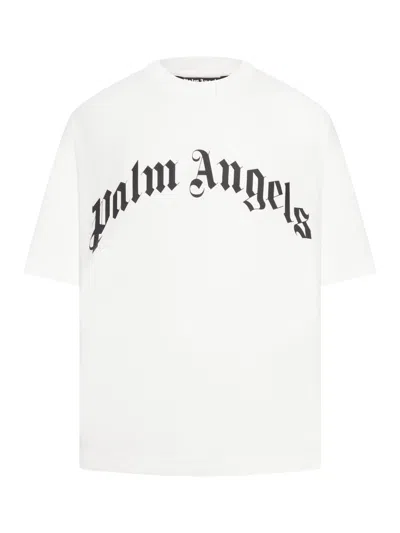 PALM ANGELS CURVED LOGO T-SHIRT