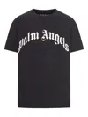Palm Angels Relaxed-fit T-shirt With Bold Graphic Print In Black