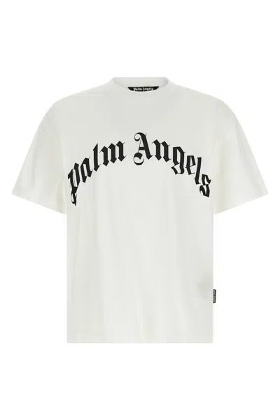PALM ANGELS 'CURVED LOGO' T-SHIRT