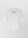 Palm Angels Relaxed-fit White T-shirt With Logo Print