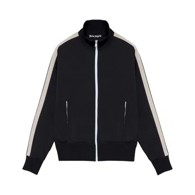 Pre-owned Palm Angels Curved Logo Track Jacket 'black/white'