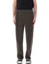 Palm Angels Techno Fabric Track Pants In Grey