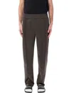 Palm Angels Techno Fabric Track Pants In Grey