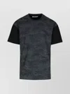 Palm Angels Palms Curved Black Cotton Blend T-shirt