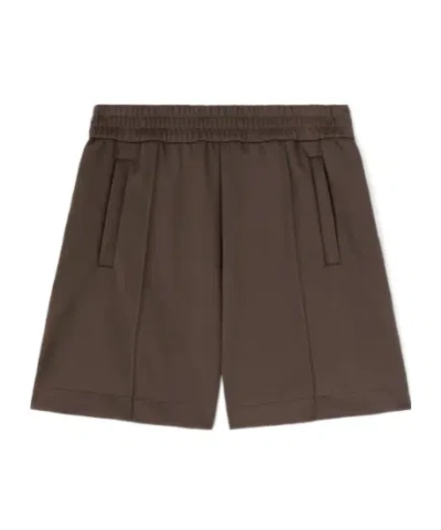 PALM ANGELS PALM ANGELS CURVED LOGO TRACK SHORTS