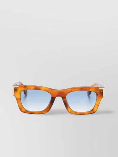 PALM ANGELS CURVED TIPS SQUARE FRAME SUNGLASSES