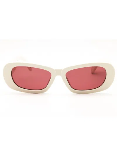Palm Angels Dana Sunglasses In Black/dark Grey