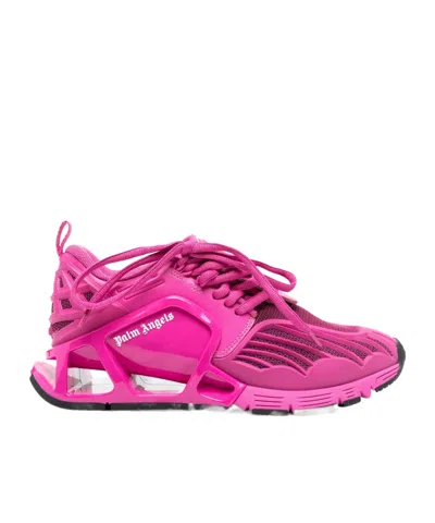 Palm Angels Dark Web Low-top Sneakers In Pink