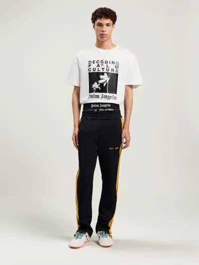 PALM ANGELS DECODING PALM CULTURE REGULAR T-SHIRT