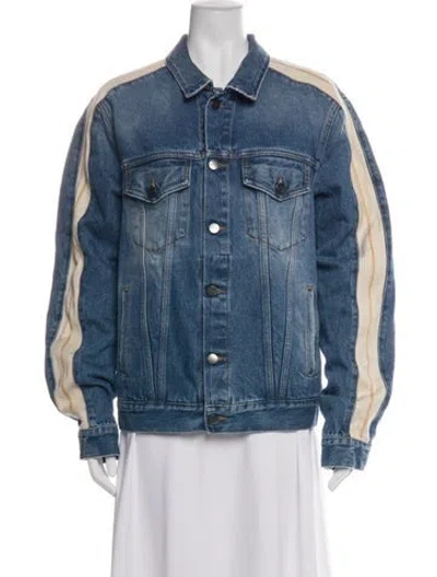 Pre-owned Palm Angels Denim Jacket In Blue