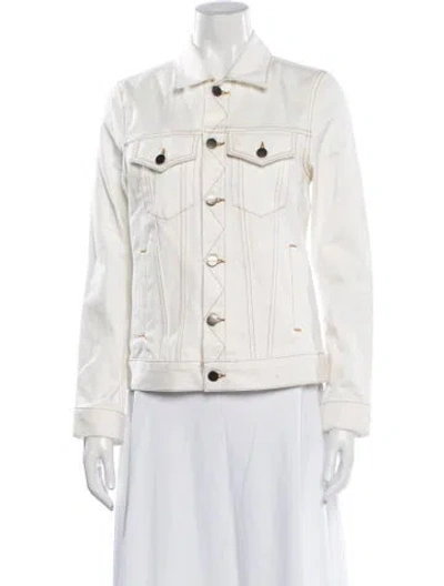 Pre-owned Palm Angels Denim Jacket In Neutrals