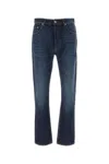 Palm Angels Belt Loops Faded Denim Trousers