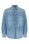 Palm Angels Denim Oversize Shirt