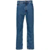 Palm Angels Monogram-embossed Straight-leg Jeans