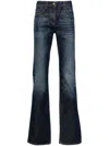 Palm Angels Denim Straight Leg Blue Jeans In Blue