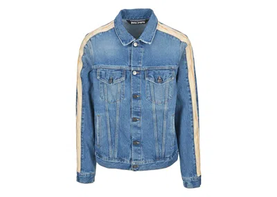 Pre-owned Palm Angels Denim Track Jacket In Blue