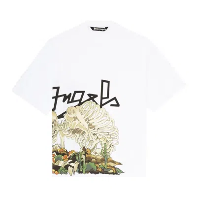 Pre-owned Palm Angels Desert Skull Over Tee 'white/multicolor' | Men's Size Xl