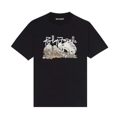 Pre-owned Palm Angels Desert Skull Tee 'black/multi'