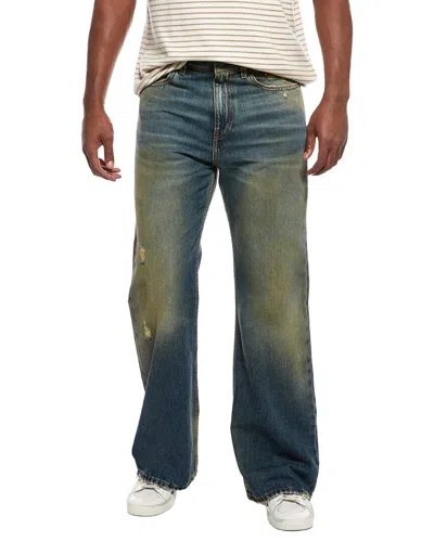 Palm Angels Distressed Straight Jean In Transparent