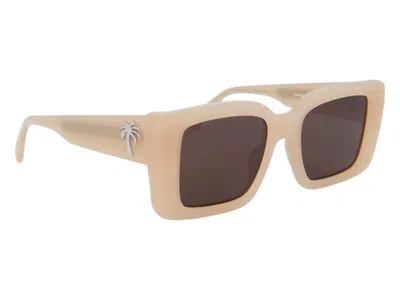 Pre-owned Palm Angels Dorris Sunglasses In Sand Brown (peri057s24pla0011764)