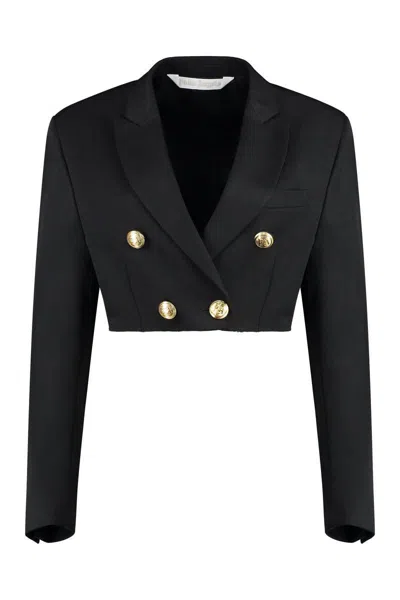 PALM ANGELS PALM ANGELS DOUBLE-BREASTED WOOL BLAZER