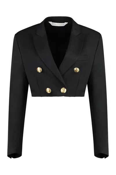 PALM ANGELS DOUBLE-BREASTED WOOL BLAZER